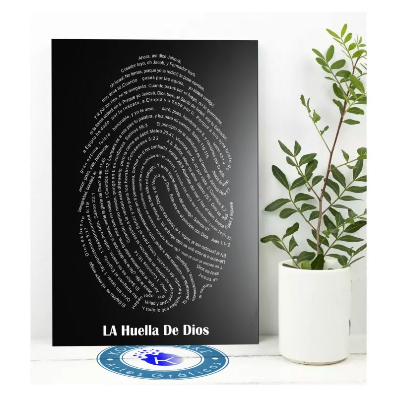 Retablo la huella de Dios